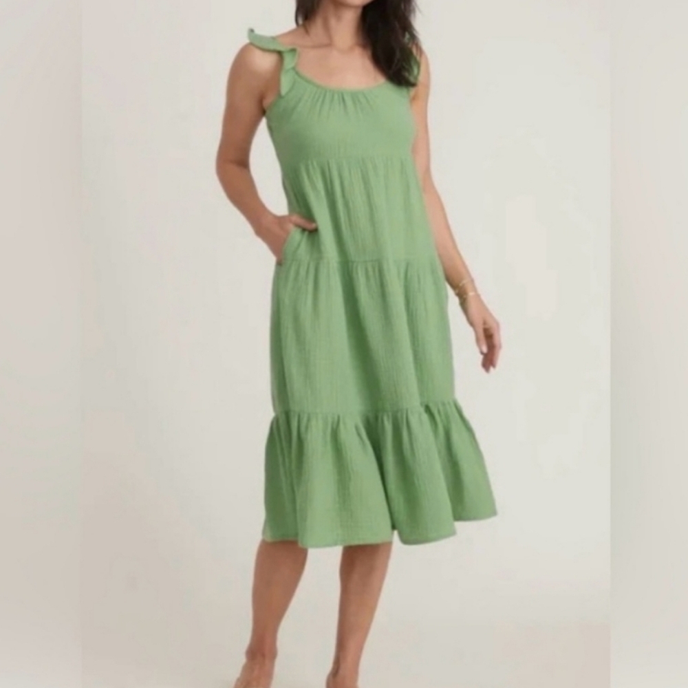 Marine Layer Jude Flutter Sleeve Dress - Picture 3 of 15
